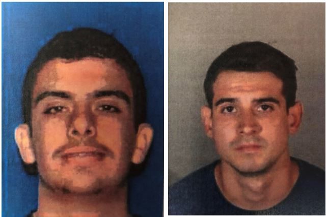 Booking photos of Eagle Rock Fire Suspects